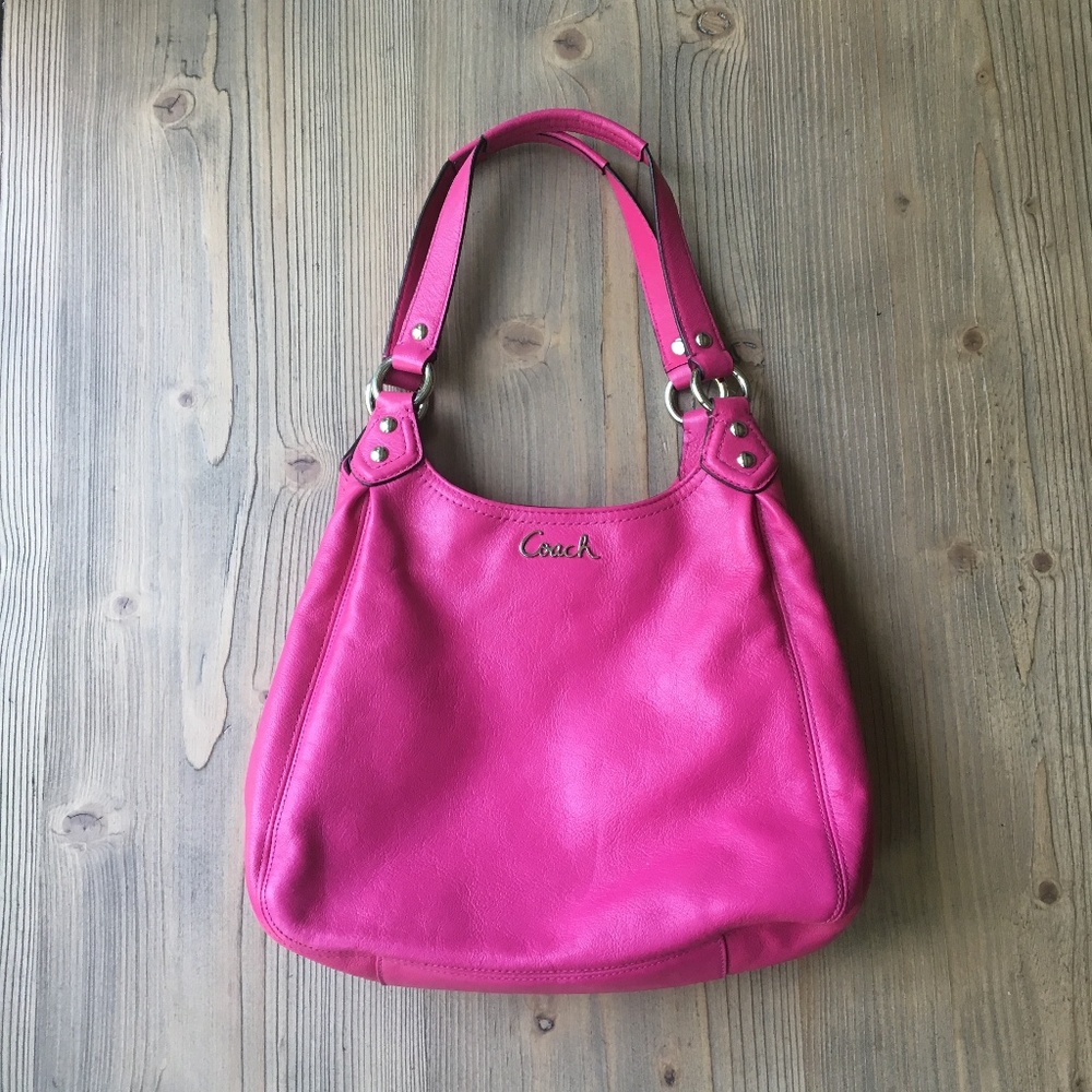 Lipstick Pink Shoulder Bag